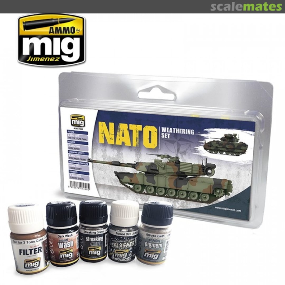 Boxart NATO Weathering Set  Ammo by Mig Jimenez