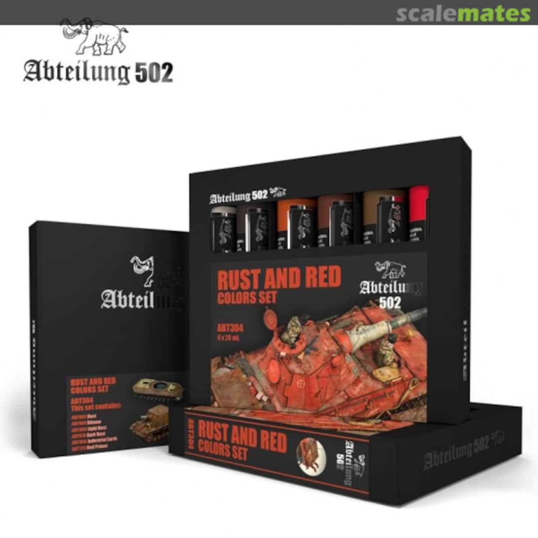 Boxart Rust and Red Colors Set  Abteilung 502