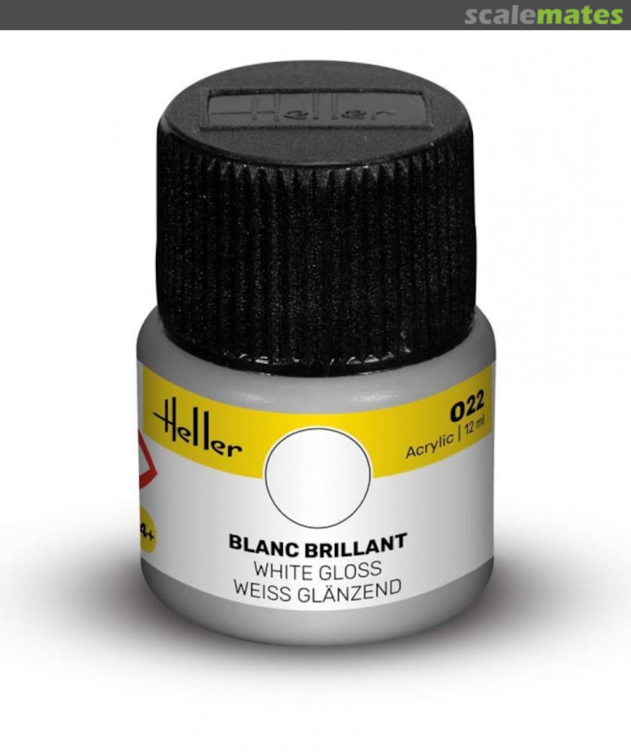 Boxart Blanc brilliant (Gloss White) 9022 Heller Acrylic