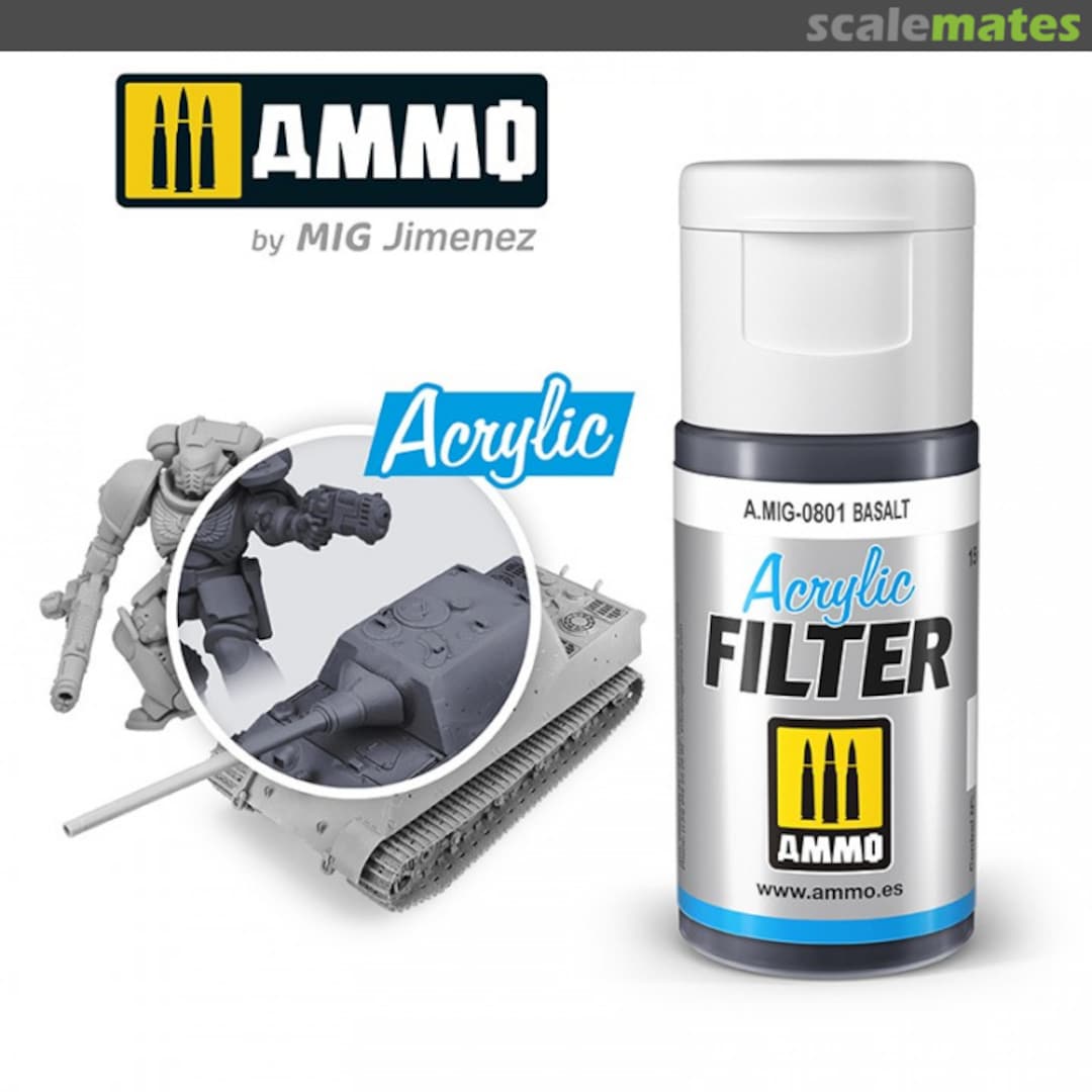 Boxart ACRYLIC FILTER Basalt  Ammo by Mig Jimenez
