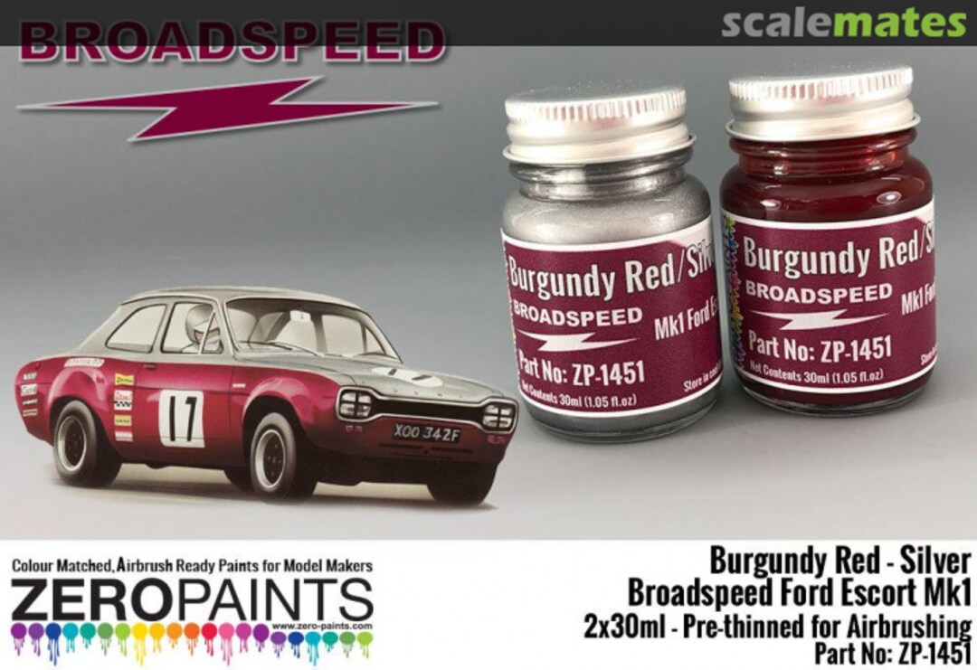 Boxart Broadspeed Ford Escort Mk1  Zero Paints