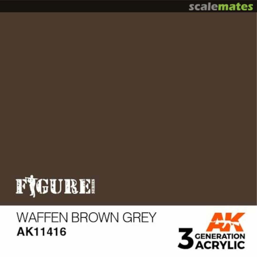 Boxart Waffen Brown Grey  AK 3rd Generation - Figure