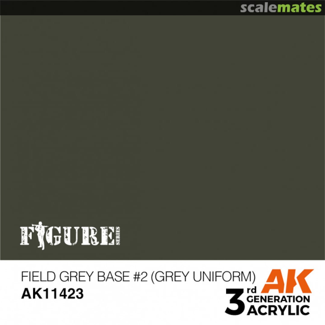 Boxart Field Grey Base #2 (Grey Uniform)  AK 3rd Generation - Figure