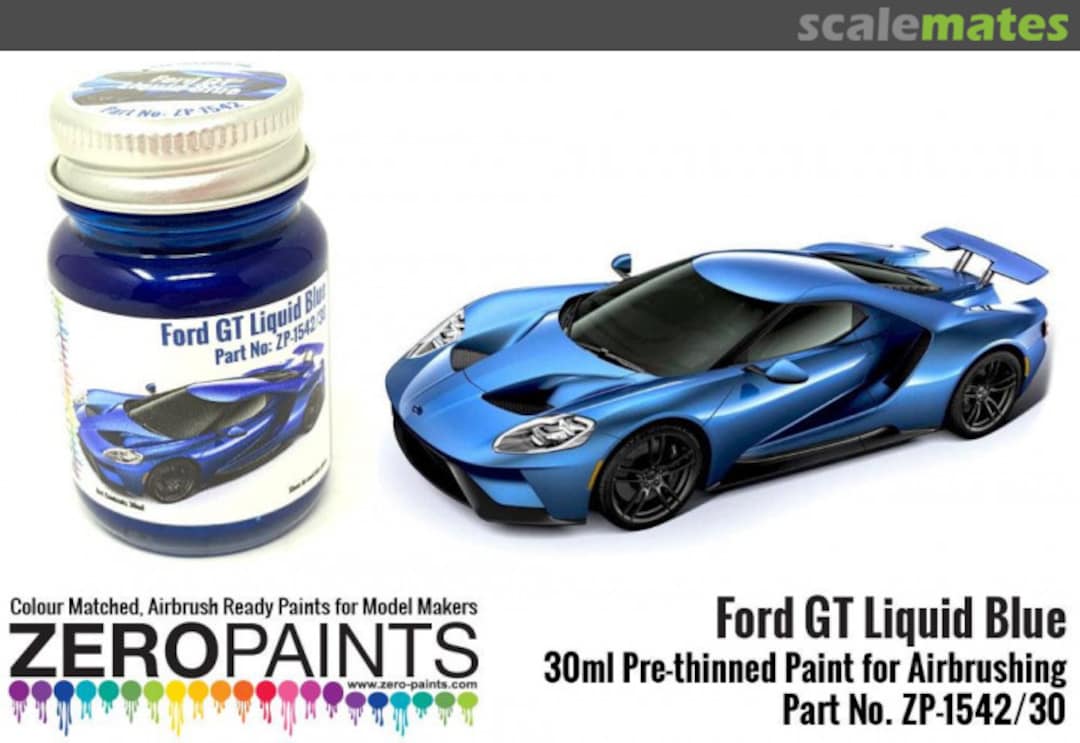 Boxart Ford GT Liquid Blue ZP-1542/30 Zero Paints