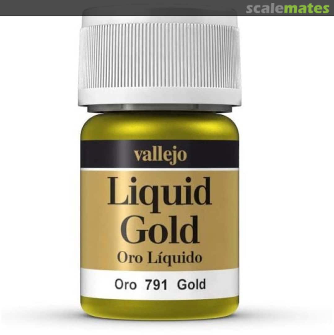 Boxart Gold 70.791, 791, Pos. 212 Vallejo Liquid Gold