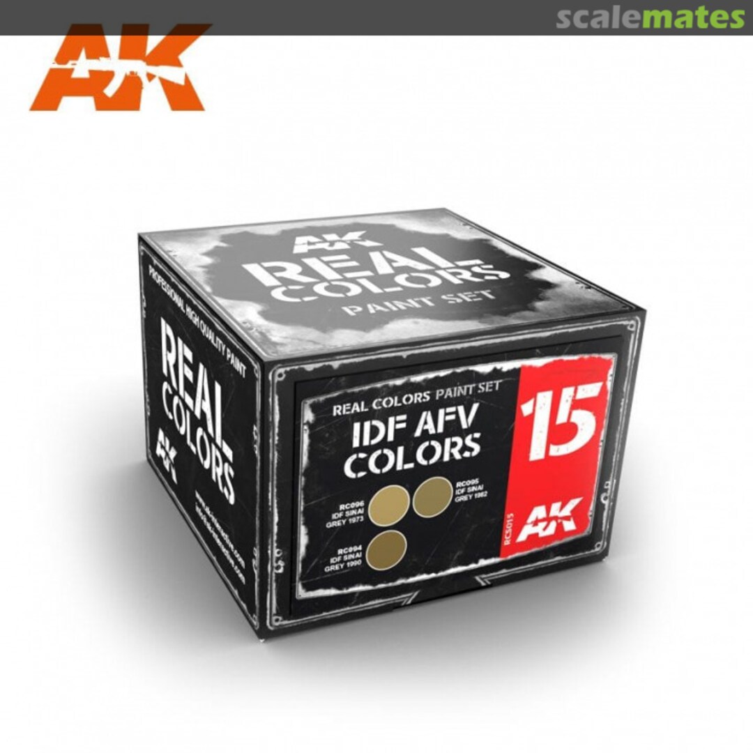 Boxart IDF AFV Colors RCS015 AK Real Colors
