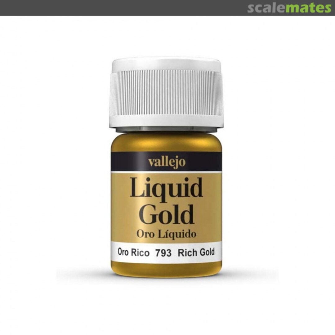 Boxart Rich Gold 70.793, 793, Pos. 214 Vallejo Liquid Gold