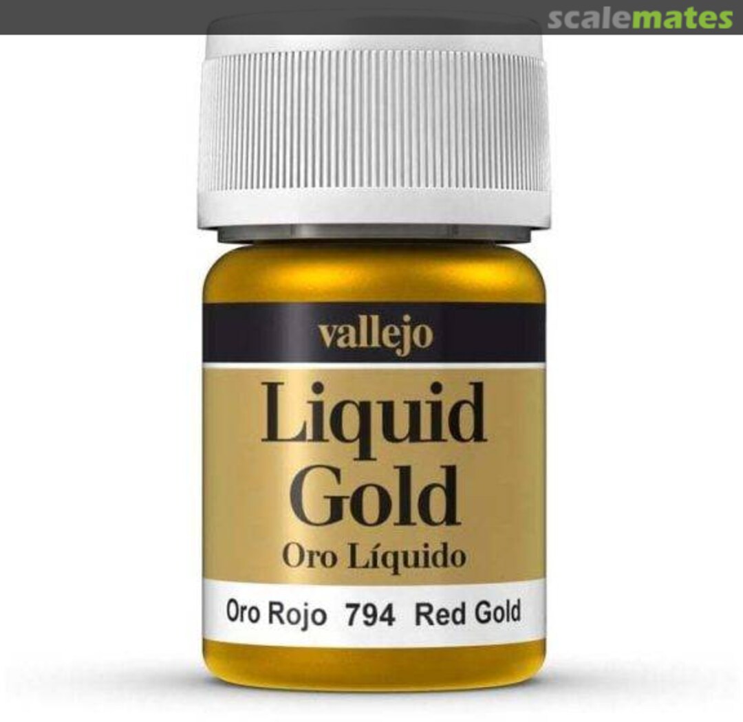 Boxart Red Gold 70.794, 794, Pos. 215 Vallejo Liquid Gold