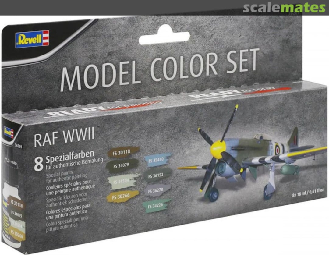 Boxart Model Color Set - RAF WWII 36201 Revell Color