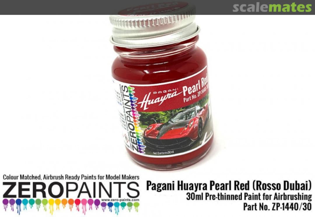 Boxart Pagani Huayra Pearl Red (Rosso Dubai) ZP-1440/30 Zero Paints