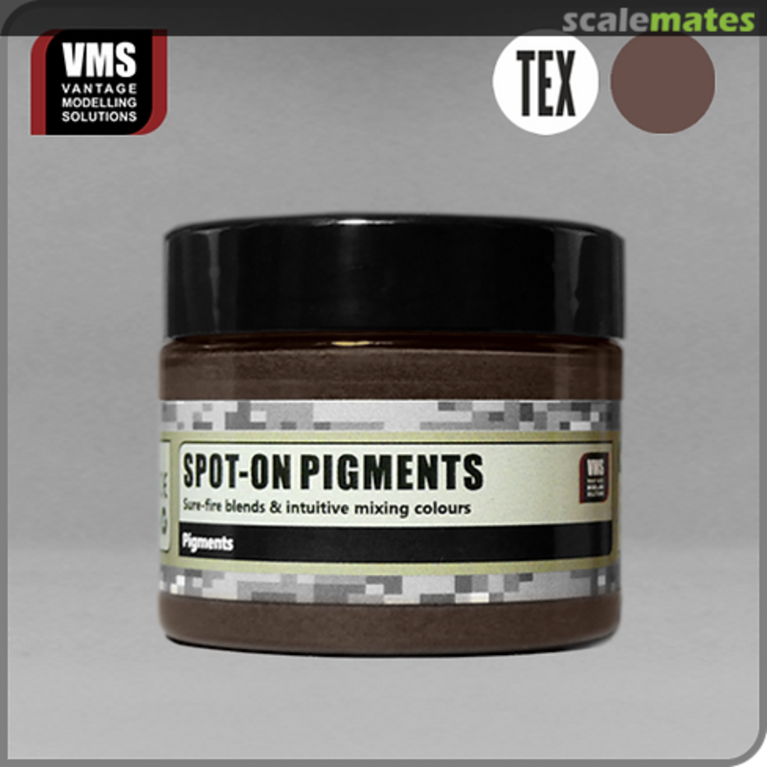 Boxart Dark Brown Earth - Textured 10 VMS Spot-on Pigments