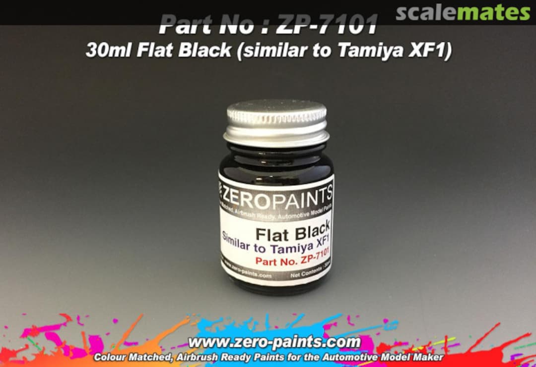 Boxart Flat Black - Similar to Tamiya XF1  Zero Paints