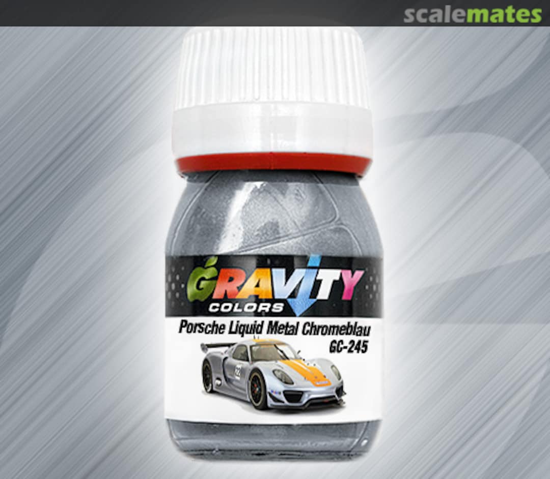 Boxart Porsche Liquid Metal Chromblau  Gravity Colors