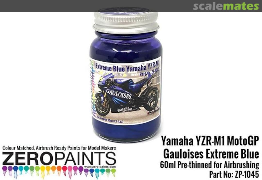 Boxart Yamaha MotoGP Gauloises Extreme Blue  Zero Paints