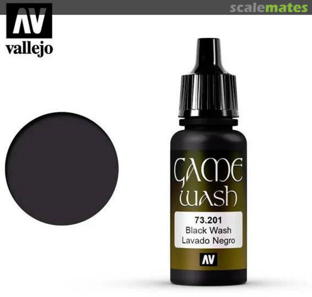 Boxart Black Shade Wash  Vallejo Game Color