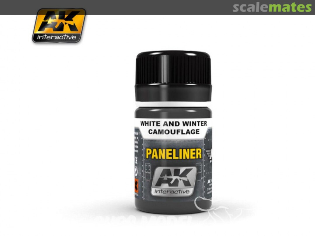 Boxart Paneliner - White and Winter Camouflage  AK Interactive