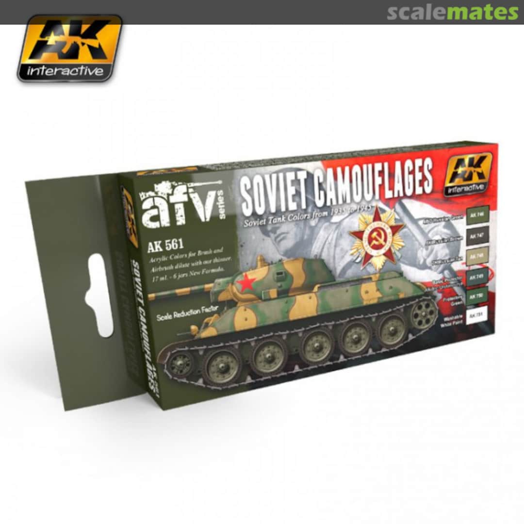 Boxart Soviet Camouflages AK 561 AK Interactive