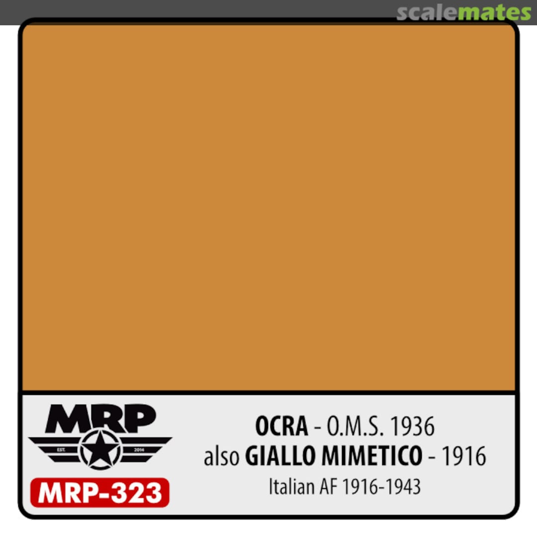 Boxart Ocra – O.M.S. 1936 also Giallo Mimetico – (Italian AF) MRP-323 MR.Paint