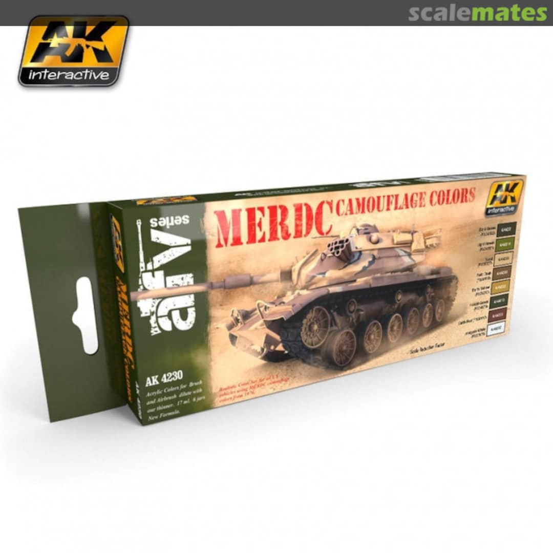 Boxart MERDC Camouflage Colours Ak 4230 AK Interactive