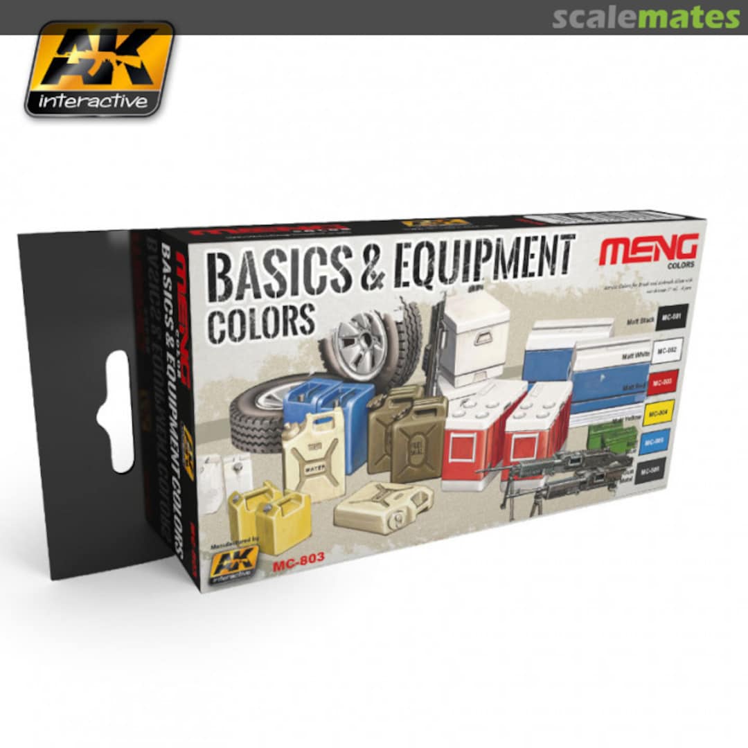 Boxart Basics & Equipment Colours MC-803 Meng Color