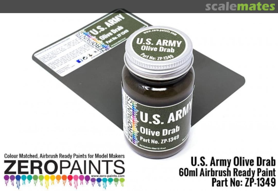 Boxart U.S. Army Olive Drab  Zero Paints