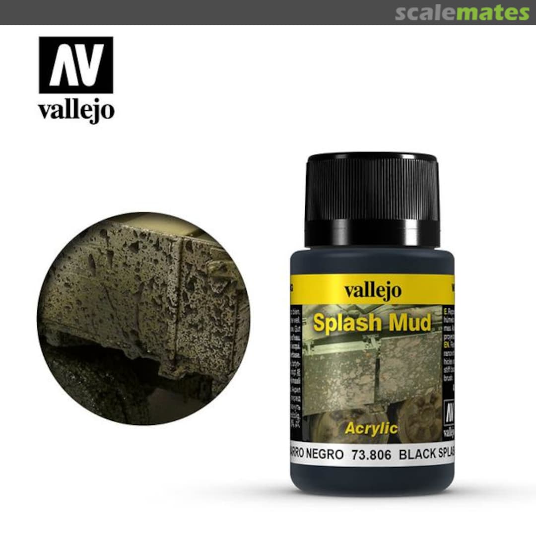 Boxart Black Splash Mud  Vallejo Weathering Effects