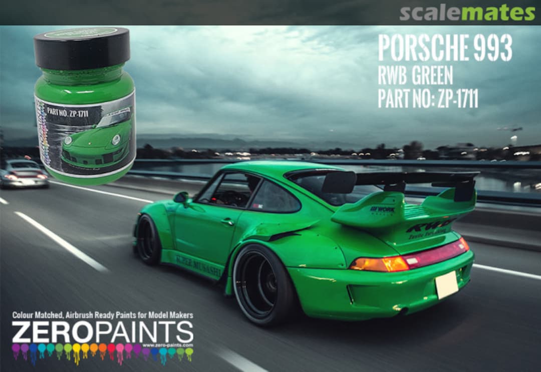Boxart RBW Green - Porsche 993  Zero Paints