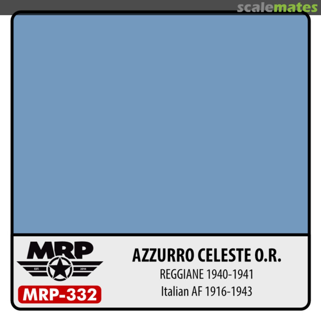 Boxart Azzurro Celeste O.R. – Reggiane 1940-1941 (Italian AF)  MR.Paint