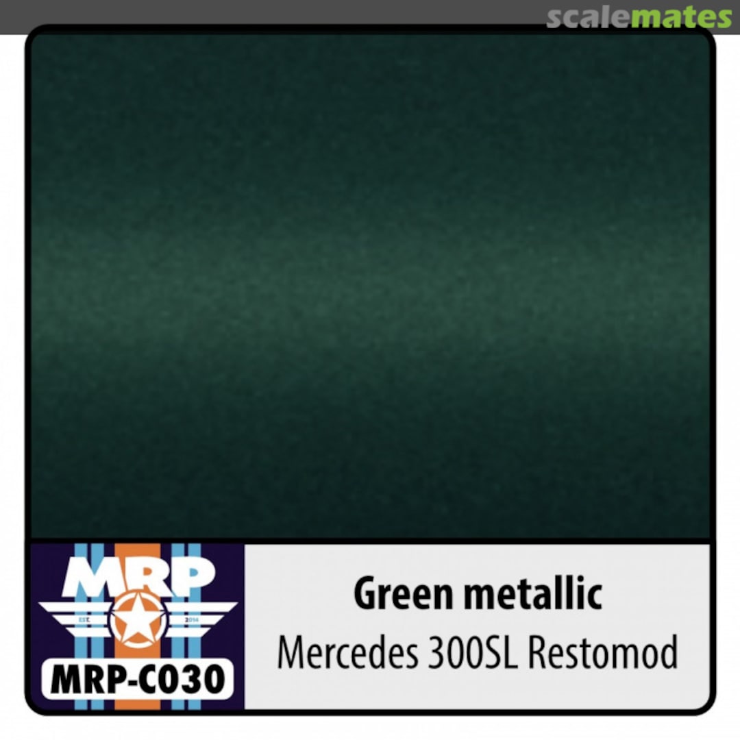 Boxart Mercedes 300SL Restomod Green Metallic  MR.Paint