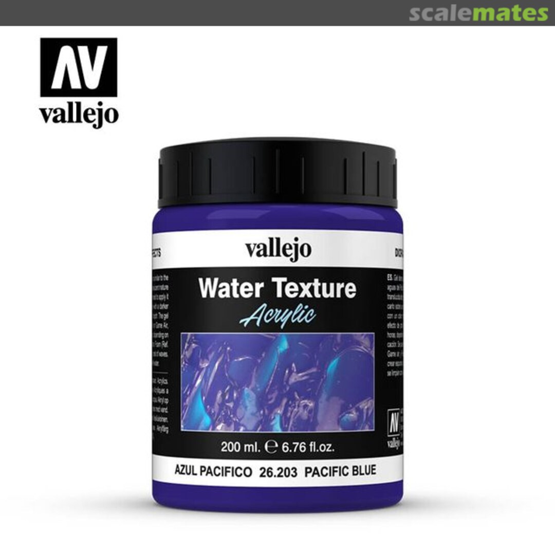 Boxart Acrylic Water Texture - Pacific Blue  Vallejo Diorama Effects