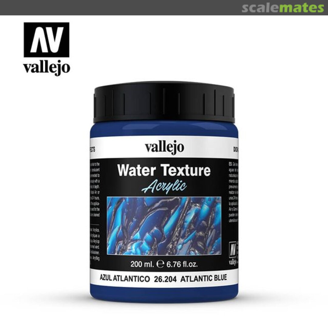 Boxart Acrylic Water Texture - Atlantic Blue 26204 Vallejo Diorama Effects