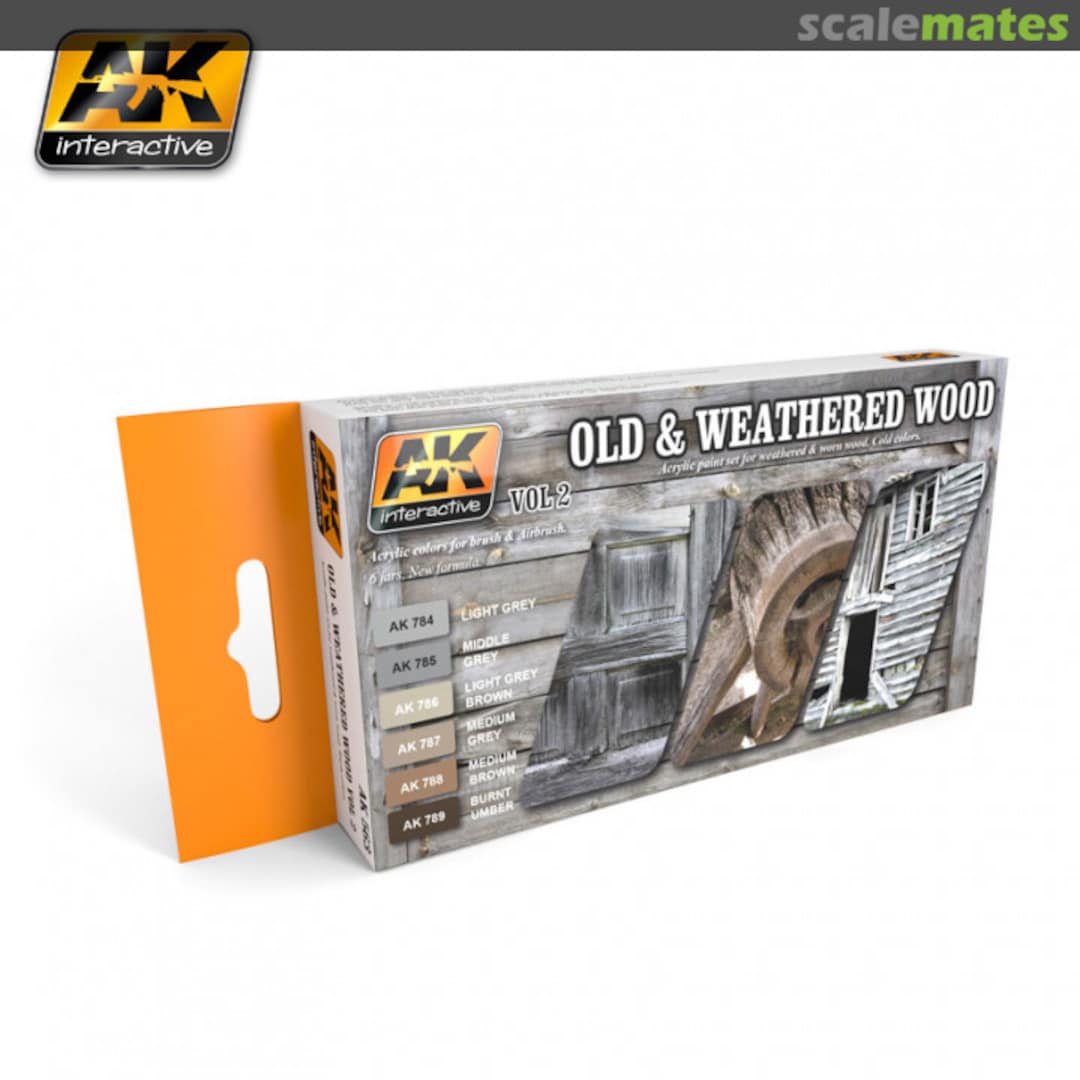 Boxart Old & Weathered Wood VOL.2 AK 563 AK Interactive