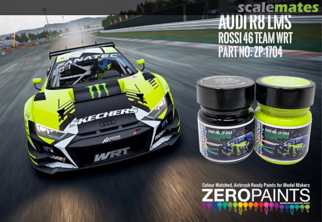 Boxart Rossi 46 Team WRT Audi R8 LMS Paint Set 2x30ml  Zero Paints