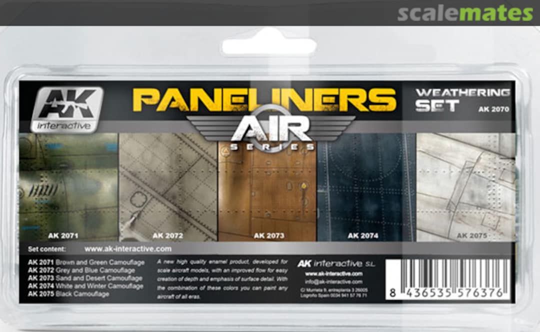 Boxart Paneliners  AK Interactive Air Series