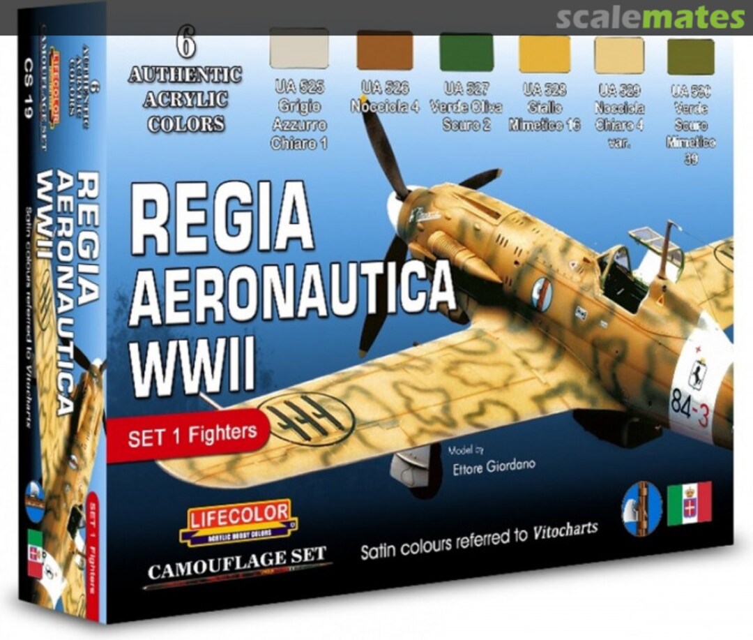 Boxart Regia Aeronautica WWII - Set 1 Fighters CS19 Lifecolor
