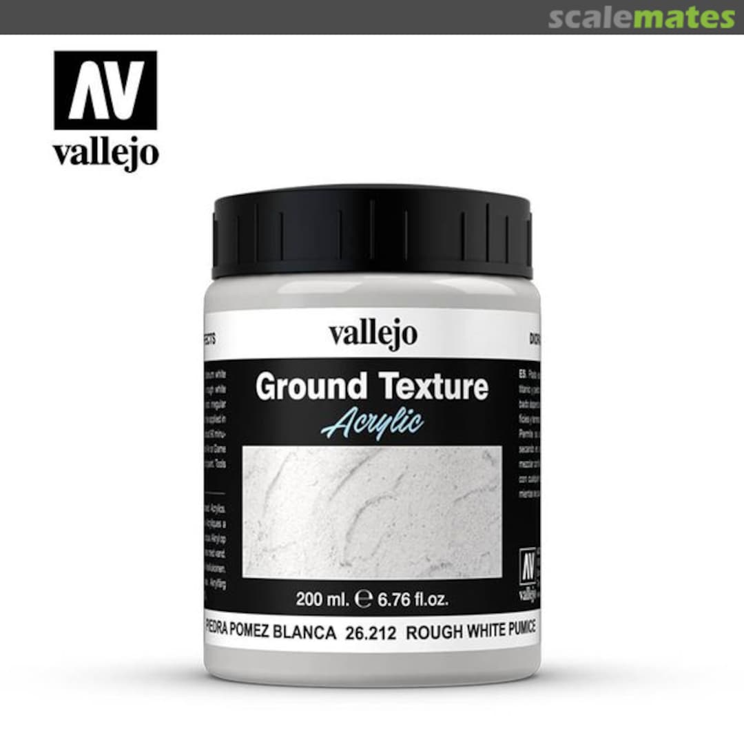 Boxart Acrylic Ground Texture - Rough White Pumice  Vallejo Diorama Effects