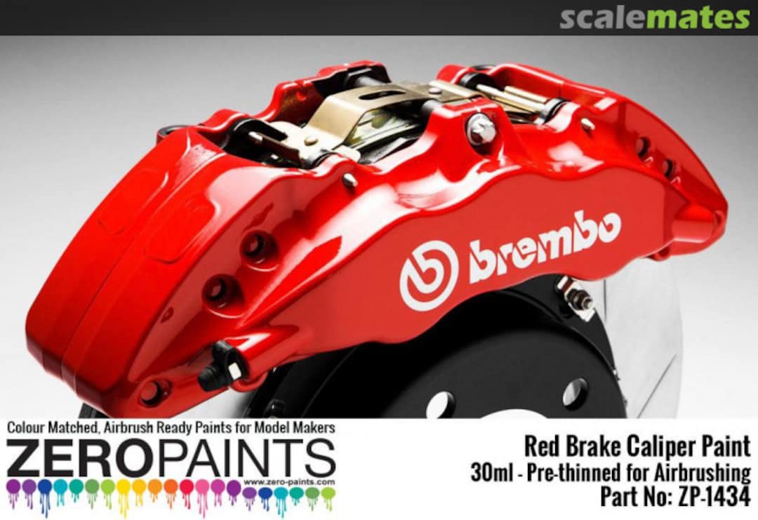 Boxart Brake Caliper Red  Zero Paints