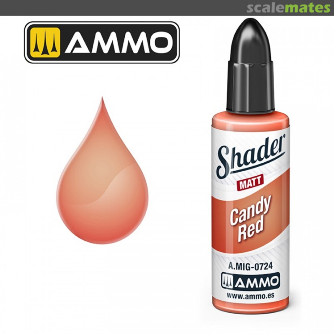Boxart Candy Red Shader A.MIG-0724 Ammo by Mig Jimenez