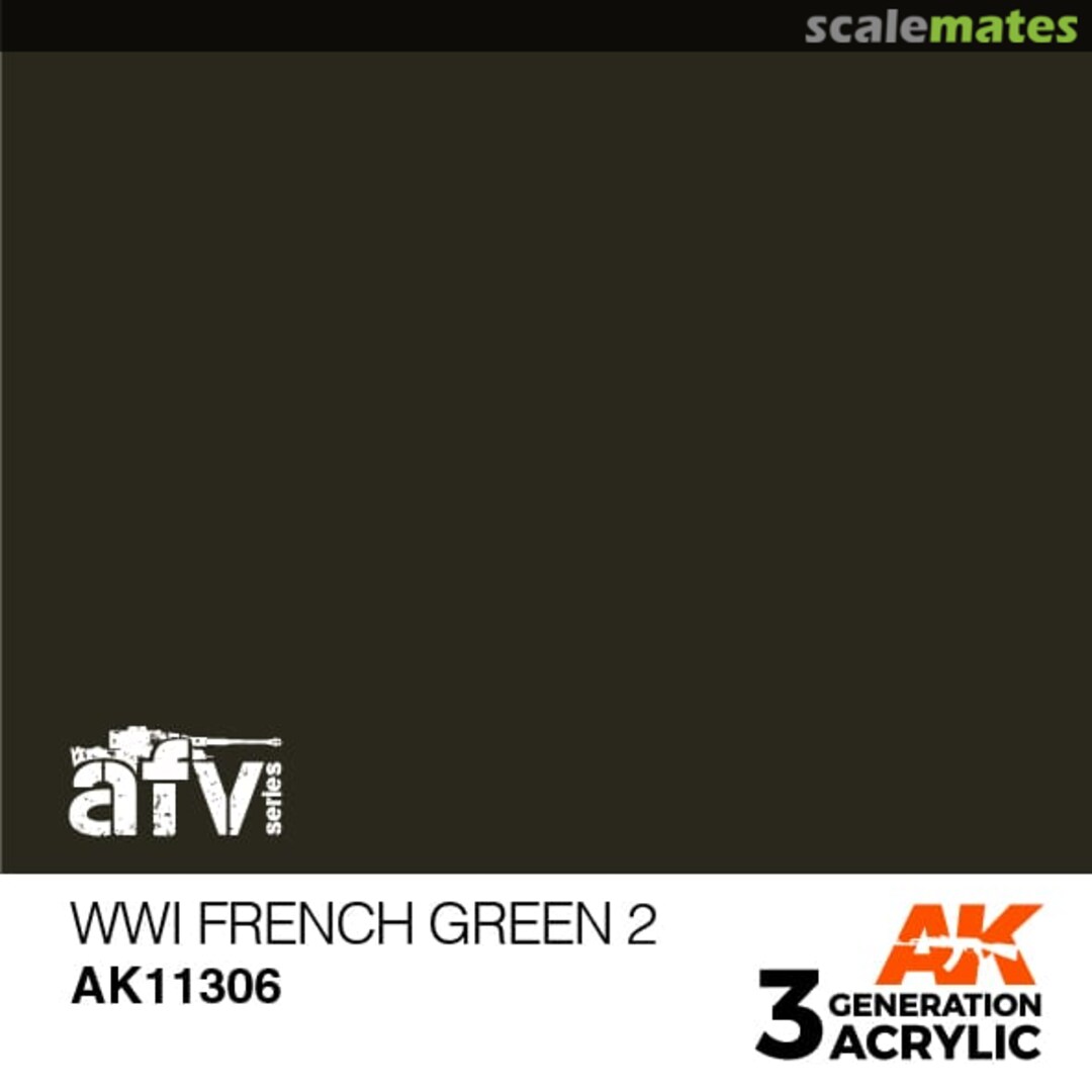 Boxart WWI French Green 2  AK 3rd Generation - AFV