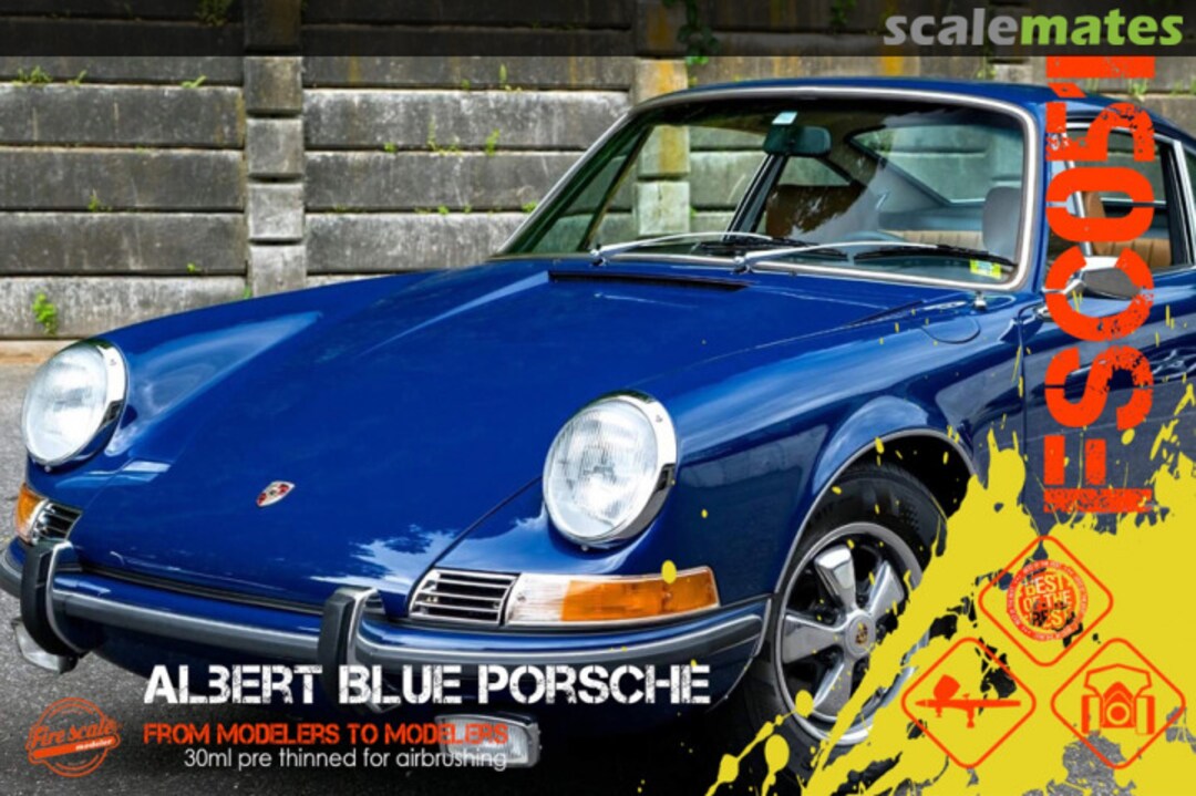 Boxart Albert Blue Porsche  Fire Scale Colors
