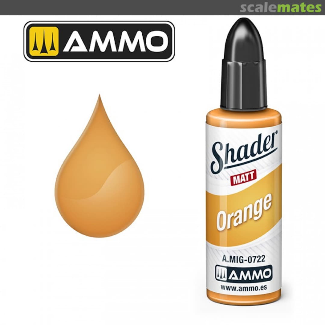 Boxart Orange Shader A.MIG-0722 Ammo by Mig Jimenez