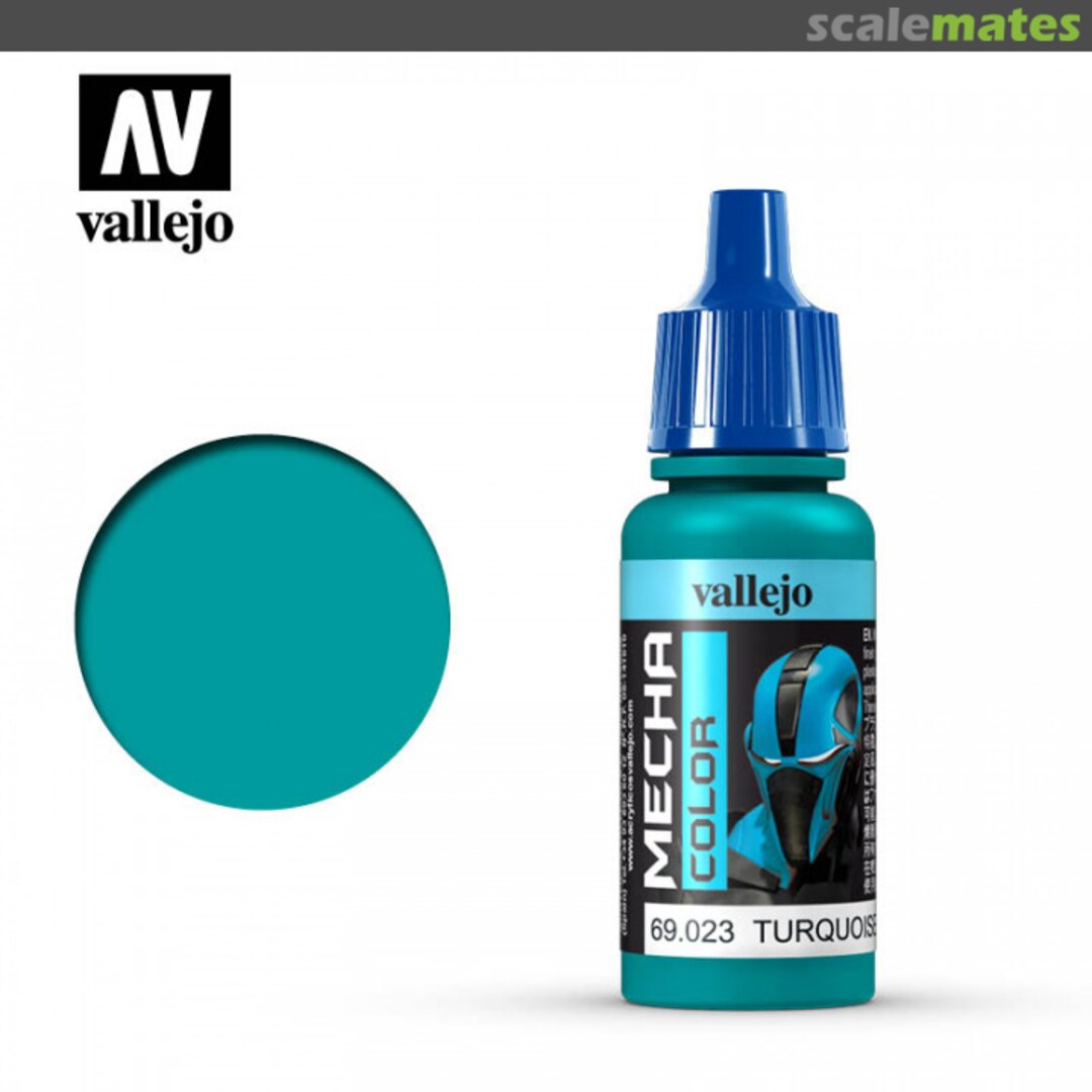 Boxart Turquoise 69.023 Vallejo Mecha Colors