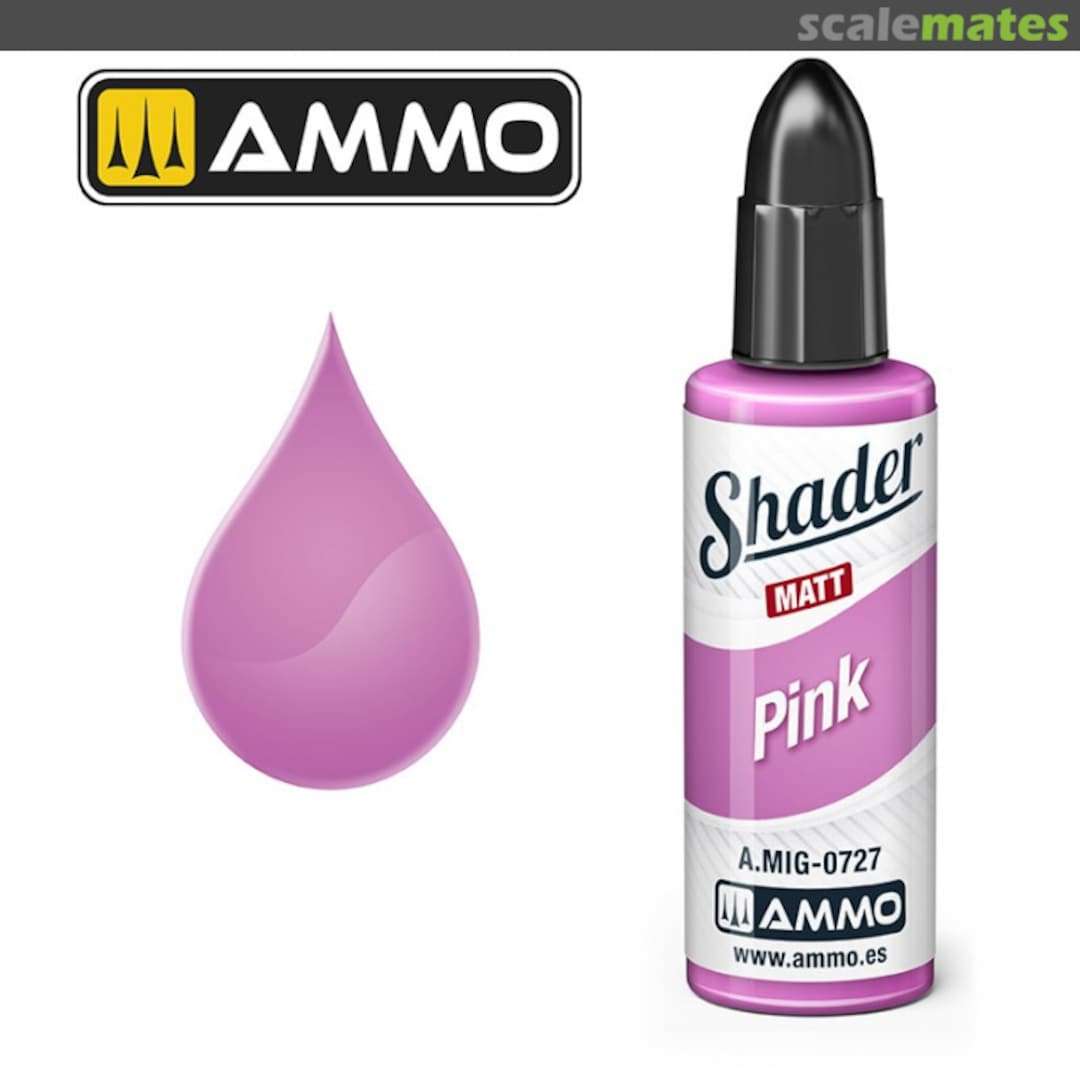 Boxart Pink Shader A.MIG-0727 Ammo by Mig Jimenez