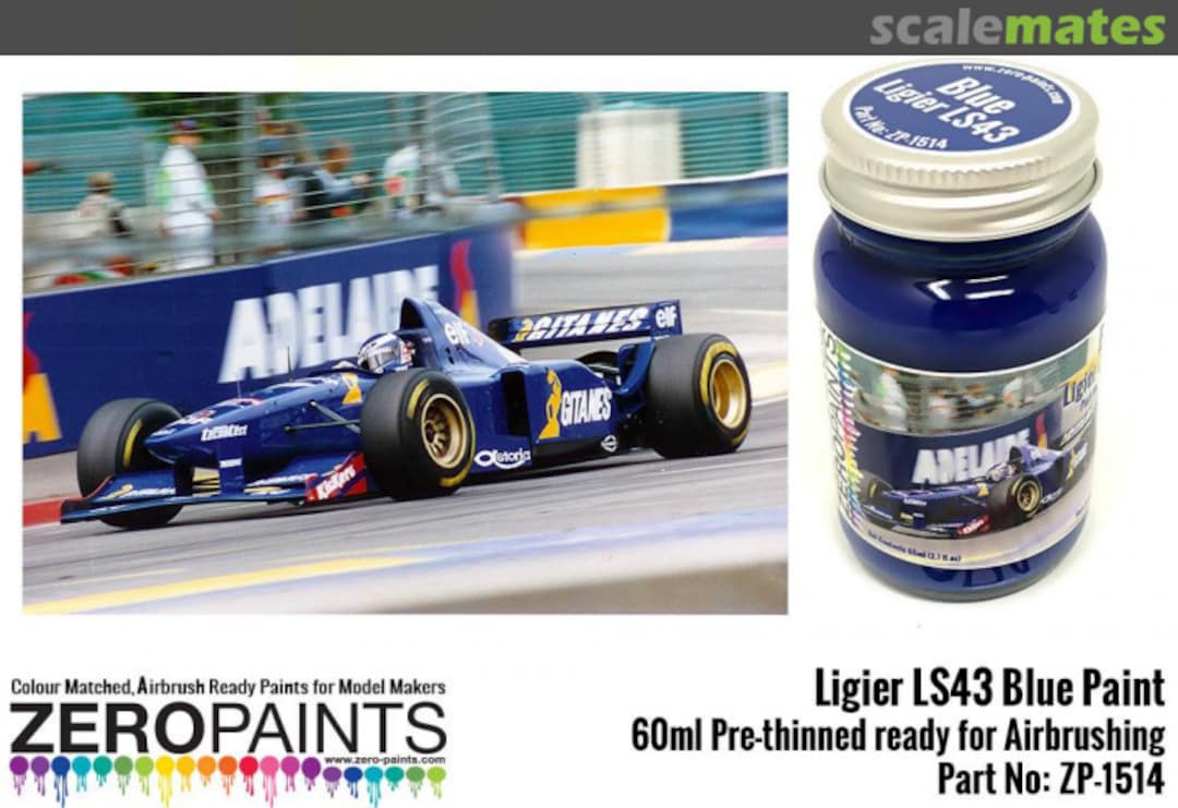 Boxart Ligier LS43 Blue  Zero Paints