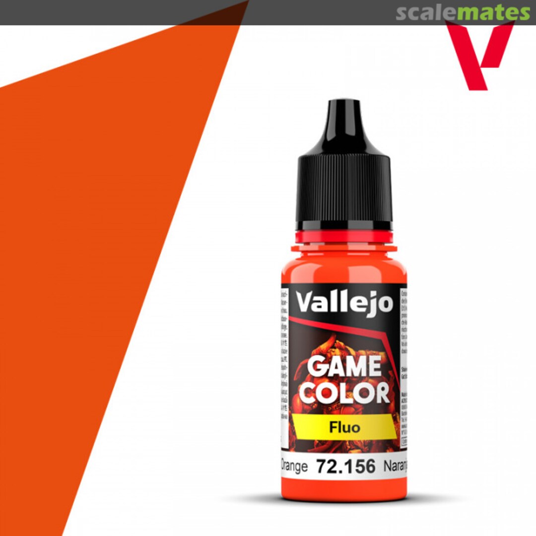 Boxart Fluorescent Orange  Vallejo Game Color