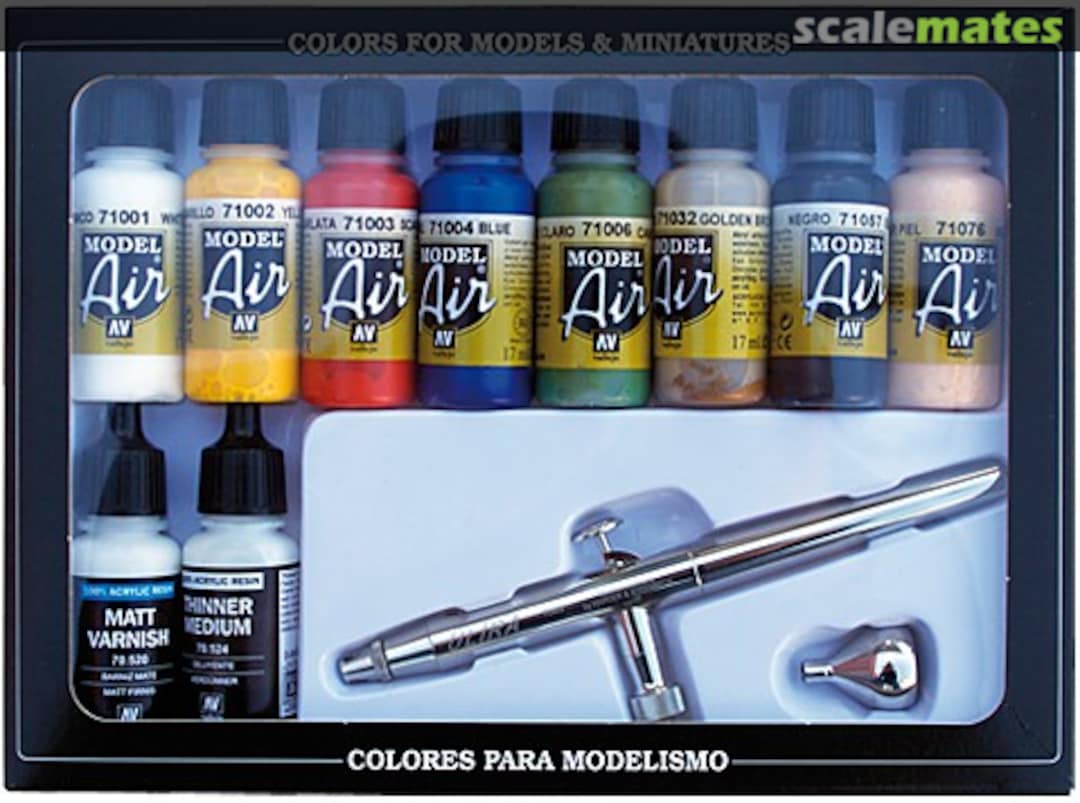 Model Air Vallejo Black 71057 acrylic airbrush color