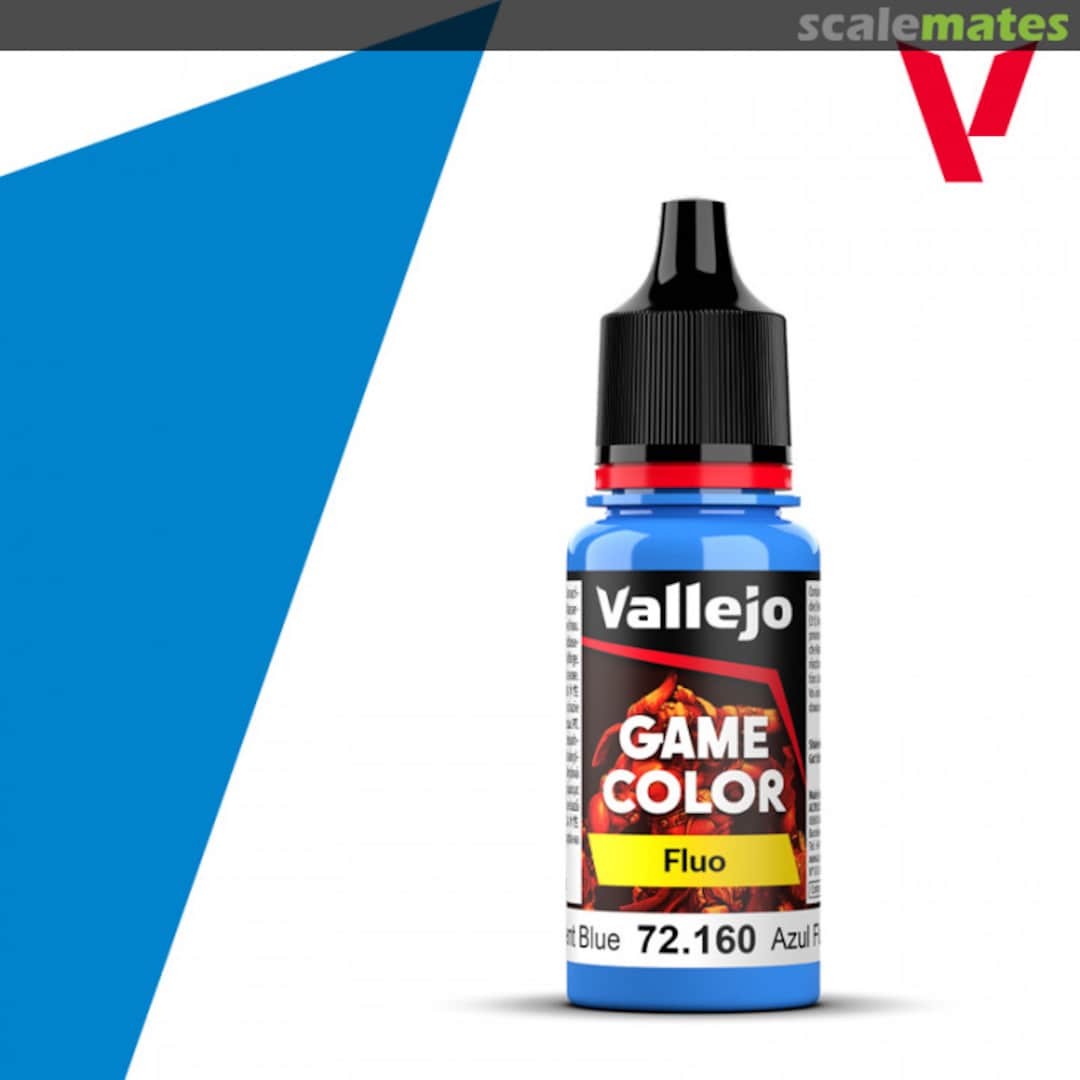 Boxart Fluorescent Blue  Vallejo Game Color