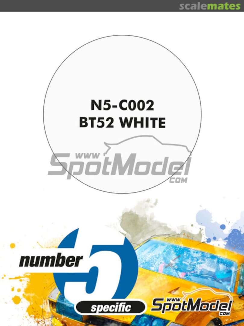 Boxart BT52 White  Number Five