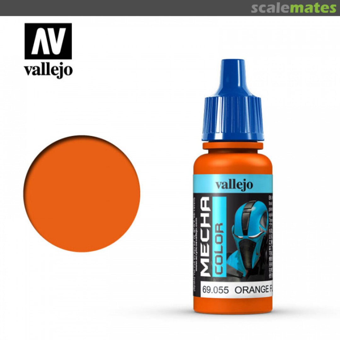 Boxart Orange Fluorescent 69.055 Vallejo Mecha Colors