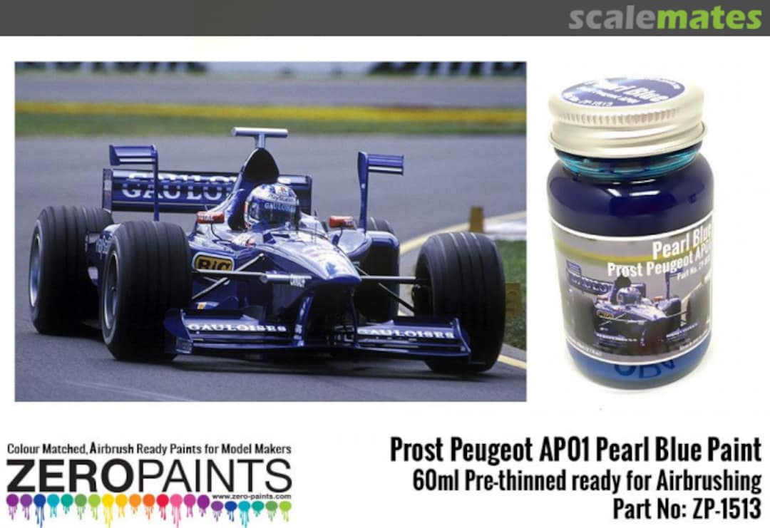 Boxart Prost Peugeot AP01 Pearl Blue  Zero Paints